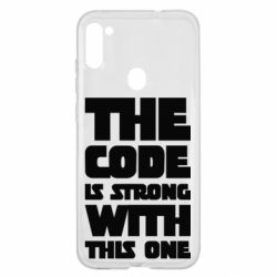 Чехол для Samsung A11/M11 The code is strong with this one - PrintSalon