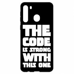 Чехол для Samsung A21 The code is strong with this one - PrintSalon