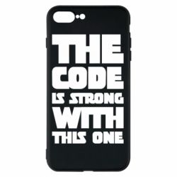 Чехол для iPhone 8 Plus The code is strong with this one - PrintSalon
