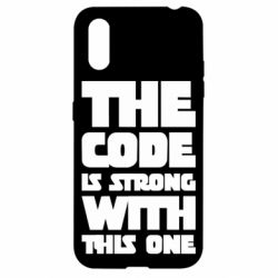 Чехол для Samsung A01/M01 The code is strong with this one