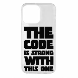 Чехол для iPhone 14 Pro Max The code is strong with this one - PrintSalon