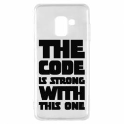 Чехол для Samsung A8 2018 The code is strong with this one