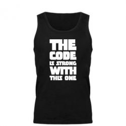 Мужская майка The code is strong with this one - PrintSalon