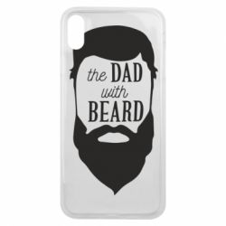 Чехол для iPhone Xs Max The Dad with beard - PrintSalon