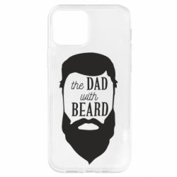 Чехол для iPhone 12 Pro The Dad with beard - PrintSalon