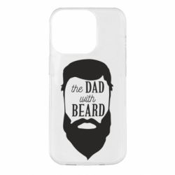 Чехол для iPhone 14 Pro The Dad with beard - PrintSalon