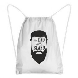Рюкзак-мешок The Dad with beard - PrintSalon