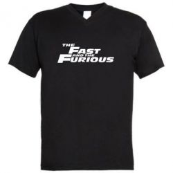 Чоловіча футболка з V-подібним вирізом The Fast and the Furious - PrintSalon