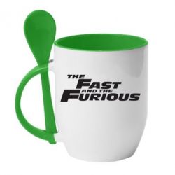 Чашка з ложкою The Fast and the Furious - PrintSalon