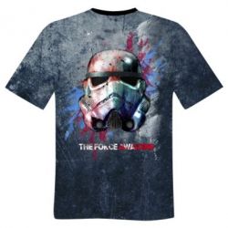 Мужская футболка 3D The force Awakens-PrintSalon Мужская футболка 3D The force Awakens