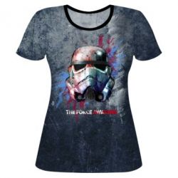 Женская футболка 3D The force Awakens-PrintSalon Женская футболка 3D The force Awakens