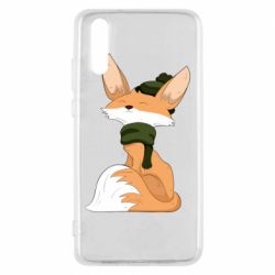 Чехол для Huawei P20 The Fox in the Hat - PrintSalon