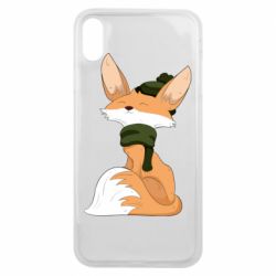 Чехол для iPhone Xs Max The Fox in the Hat - PrintSalon