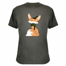 Камуфляжная футболка The Fox in the Hat - PrintSalon