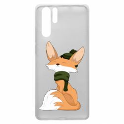 Чехол для Huawei P30 Pro The Fox in the Hat - PrintSalon