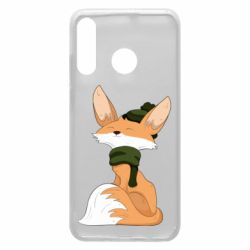 Чехол для Huawei P30 Lite The Fox in the Hat - PrintSalon