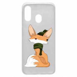 Чехол для Samsung A40 The Fox in the Hat - PrintSalon