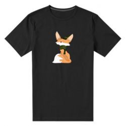 Мужская футболка премиум The Fox in the Hat - PrintSalon