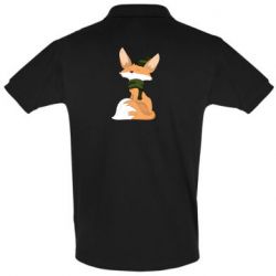 Мужское поло The Fox in the Hat - PrintSalon