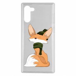 Чехол для Samsung Note 10 The Fox in the Hat - PrintSalon