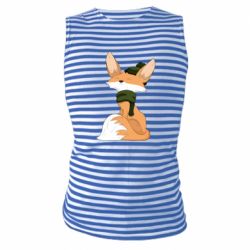 Майка-тельняшка The Fox in the Hat - PrintSalon