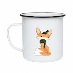 Кружка эмалированная The Fox in the Hat - PrintSalon