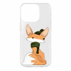 Чехол для iPhone 14 Pro The Fox in the Hat - PrintSalon