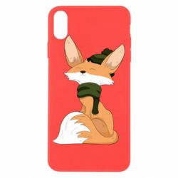 Чехол для iPhone X/Xs The Fox in the Hat - PrintSalon