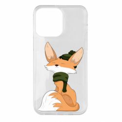 Чехол для iPhone 14 Pro Max The Fox in the Hat - PrintSalon