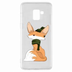 Чехол для Samsung A8+ 2018 The Fox in the Hat - PrintSalon