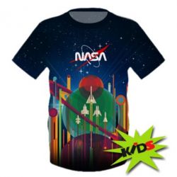 Дитяча 3D футболка The grand tour Nasa - PrintSalon