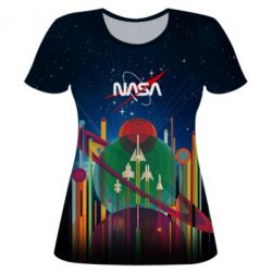 Женская футболка 3D The grand tour Nasa-PrintSalon Женская футболка 3D The grand tour Nasa