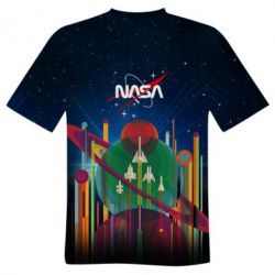 Мужская футболка 3D The grand tour Nasa-PrintSalon Мужская футболка 3D The grand tour Nasa