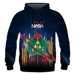 Чоловіче 3D худі The grand tour Nasa - PrintSalon