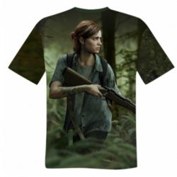 Мужская футболка 3D The Last of Us: Ellie - PrintSalon