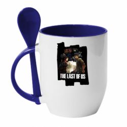 Чашка с ложкой The last of us heroes - PrintSalon