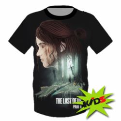 Детская 3D футболка The last of us part 2 art - PrintSalon