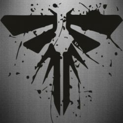 Наклейка The last of us spray logo - PrintSalon