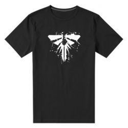 Мужская футболка премиум The last of us spray logo - PrintSalon