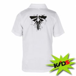Детское поло The last of us spray logo - PrintSalon
