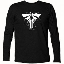 Футболка с длинным рукавом The last of us spray logo - PrintSalon