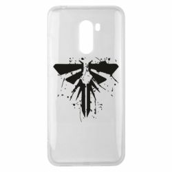 Чехол для Xiaomi Pocophone F1 The last of us spray logo - PrintSalon