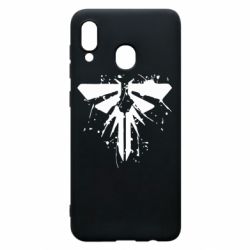 Чехол для Samsung A20 The last of us spray logo - PrintSalon