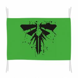 Флаг The last of us spray logo - PrintSalon