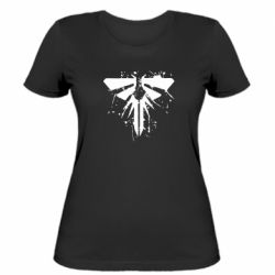 Женская футболка The last of us spray logo - PrintSalon