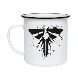 Кружка эмалированная The last of us spray logo - PrintSalon