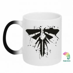 Чашка-хамелеон The last of us spray logo - PrintSalon