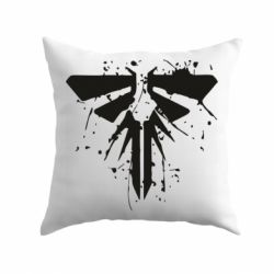 Подушка The last of us spray logo - PrintSalon