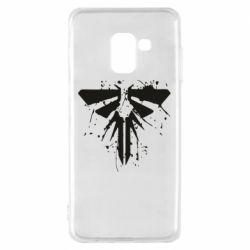 Чехол для Samsung A8 2018 The last of us spray logo