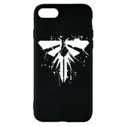 Чехол для iPhone 8 The last of us spray logo - PrintSalon